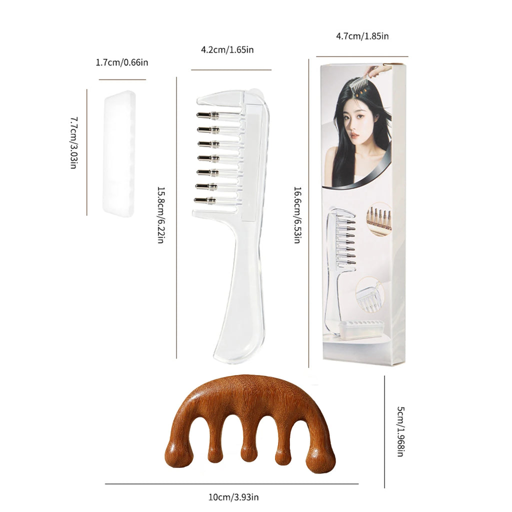 Peigne applicateur huile