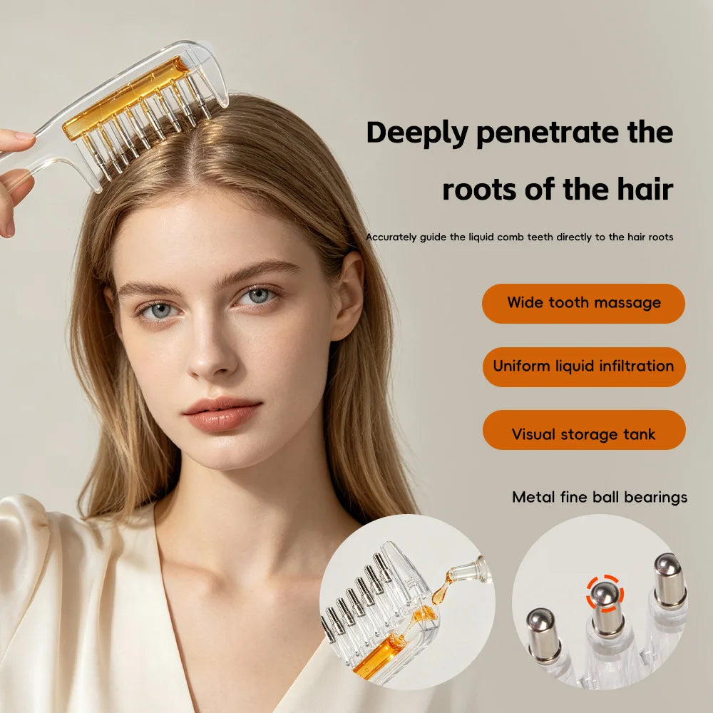 Peigne applicateur huile